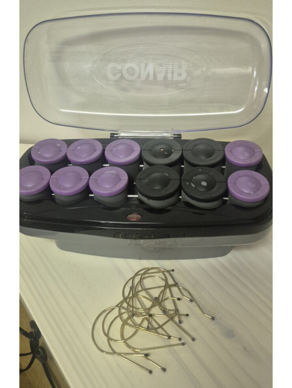 Conair CHV14JXRTR Extreme Heat Jumbo and Super Jumbo Rollers WITH CLIPS